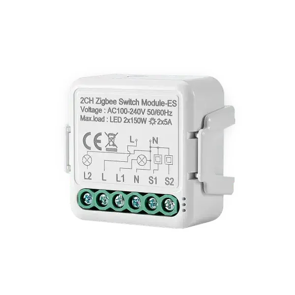 2CH Zigbee Switch Module